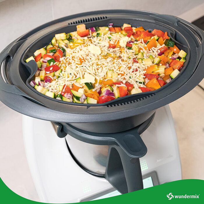 Силіконова каструля FlexiSteam для Varoma Сумісна з Thermomix TM6, TM5 & TM31 & TM Friend Силіконова форма для пароварки Насадка для пароварки