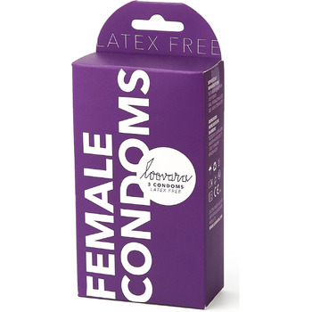 Жіночі презервативи Loovara, без латексу, 3 шт