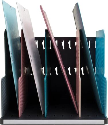 Артикул 390606D Вертикальна папка-картотека Modulotop з 5 роздільниками у скандинавському стилі для сортування пошти або документів формату A4 Розміри Глибина 30 x Ширина 28,8 x Висота 25,5 см різноманітні