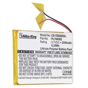 Батарея Battery-King, сумісна з Teasi PL784262 - літій-полімерна 2500 мАг - для One 2