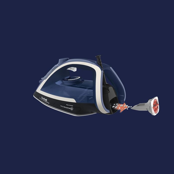Парова праска Tefal FV6846E1 Ultragliss Plus проти накипу 2800 Вт знімний колектор для накипу 50 г/хв. безперервна подача пари 260