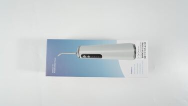 Бездротовий водяний флоссер Oral Irrigator з 4 режимами та 5 насадками, портативний стоматологічний іригатор Upvital Water Flosser 280 мл, водонепроникний IPX7 і акумулятор 2000 мАг, акумуляторний очищувач зубів USB-C для подорожей і дому Black