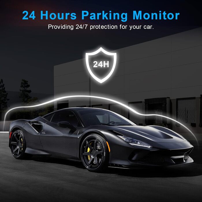 Відеореєстратор автомобільний передній з 64G SD картою, 3 ' IPS екран автомобільна камера, 176 ширококутний відеореєстратор, 1080P