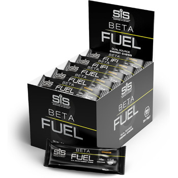 Енергетичні батончики Science in Sport BETA Fuel Bars 20 x 60 г, апельсин - веганські енергетичні батончики з 45 г вуглеводів, смачні вуглеводні батончики як ідеальні постачальники енергії для силових тренувань