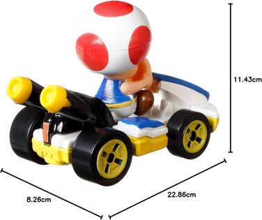 Автомобіль Mario Kart (4 шт.), набір з 4 популярними фігурками, включаючи 1 ексклюзивну модель, іграшка для дітей віком від 3 років, 98 -