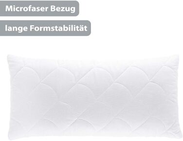 Подушка з піни з ефектом пам&39яті (40x80 см) Ергономічна подушка для підтримки шиї з ефектом пам&39яті Ортопедична подушка для підтримки шиї Дихаюча подушка для сну для алергіків 40 x 80 см