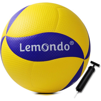 Волейбольний м'яч Lemondo Soft Play Pro (з насосом), Водонепроникний, Для пляжу/басейну та приміщень, Тренувальний/Ігровий