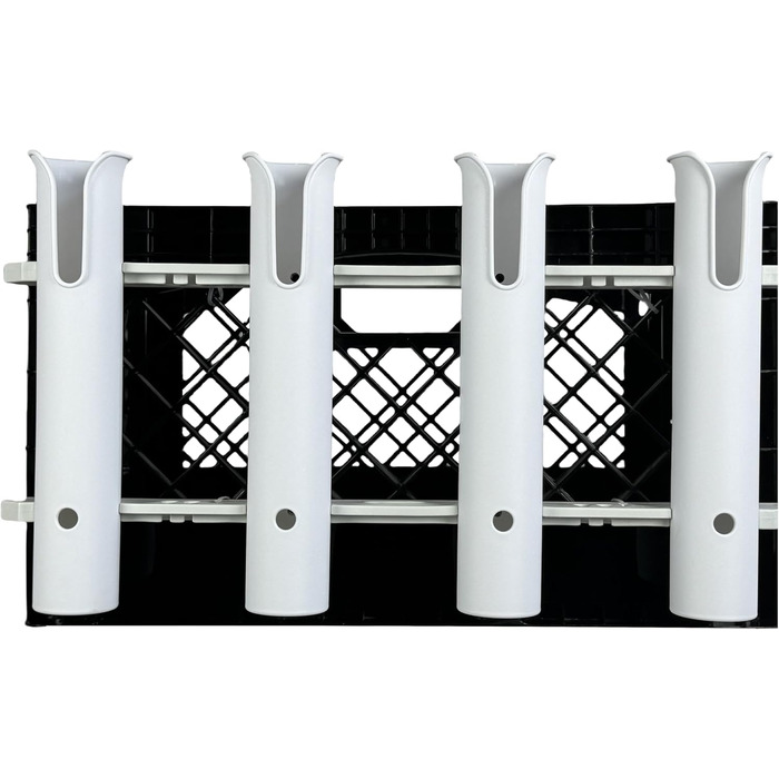 Настінні тримачі для вудок, трубки, ланки, тримач для вудок, стійки, 4-полюсні, білі