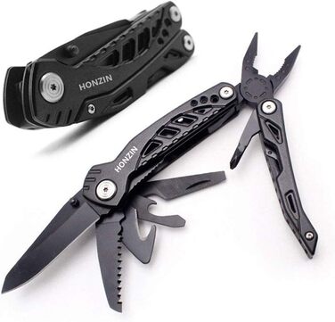 Набір плоскогубців HONZIN Multi Tool, складні плоскогубці 13 в 1 з нержавіючої сталі з нейлоновим чохлом Ідеальний кишеньковий інс