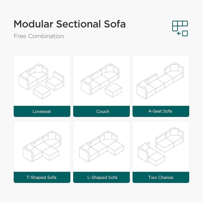 Кутовий диван з функцією сну, 4-місний модульний диван, диван-ліжко для вітальні, великий диван-кушетка з функцією сну 319 см x 92 см білий
