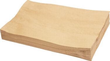 Компостований паперовий пакет для сміття з педаллю/підкладка для харчових контейнерів/біорозкладний паперовий пакет об&39ємом 25 літрів, коричневий (50 пакетів)