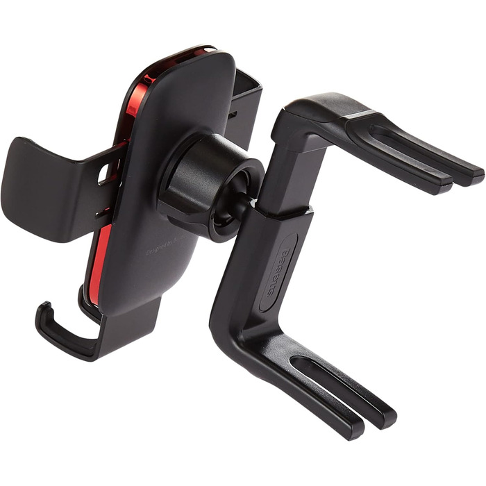 Гравітаційний тримач для телефону Baseus Metal Age II для автомобіля, круглий, чорний