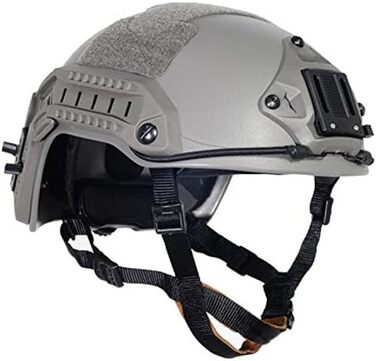 Морський страйкбольний шолом для пейнтболу - Регульований військовий відкритий тактичний захисний шолом швидкого доступу для тактичного бою армійського полювання XL FG