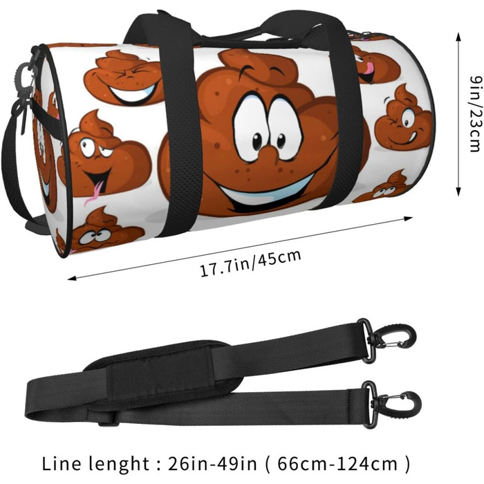 Дорожня сумка-мішок у кумедному стилі Пупс, спортивна сумка для чоловіків та жінок, сумка для тренувань