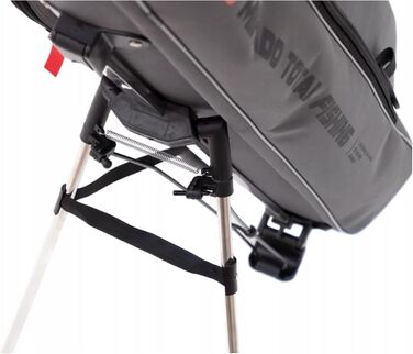 Сумка для вудилища Mikado з 3 жорсткими відділеннями та підставкою, 160 см / 3 відділення / UWD-06-160-3-GY