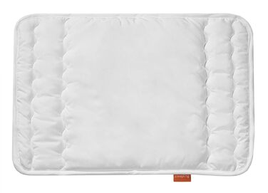 Подушка для сну дитяча, плоска подушка, плоска подушка 40 x 60 см, зроблено в ЄС, можна прати при 60 градусах, kotex 100, біла