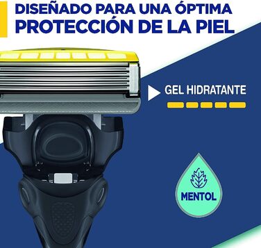 Удосконалена бритва Wilkinson Sword Hydro 5 Skin Protection з 4 змінними лезами ука (1 упаковка) Одинарна