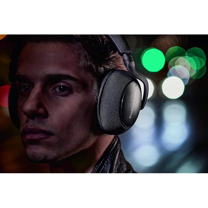 Бездротові накладні навушники Bowers & Wilkins PX7 з адаптивним шумозаглушенням - карбоновий, середній, FP42714