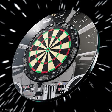 Мішень для дартсу Target Darts Star Wars Tor та комплект Surround Мішень для дартсу зі сталевим наконечником, стандартний для змагань, повний комплект мішень для домашнього використання, дизайн Disney Galaxy