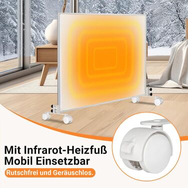 Універсальні підставки для інфрачервоних обігрівачів, підставка для інфрачервоного обігрівача для електричної нагрівальної панелі, стійка підставка, підходить для різних марок та моделей з електричним обігрівом, 4