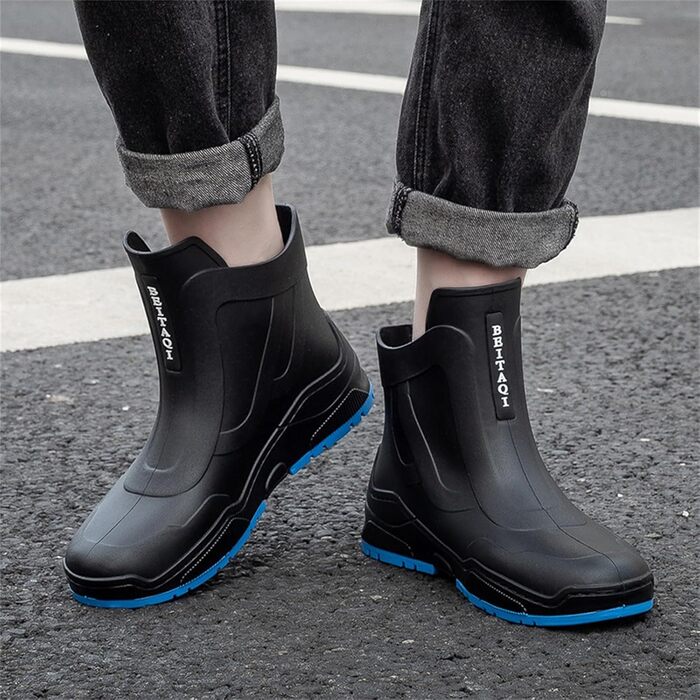 Гумові чоботи для чоловіків та жінок, водне взуття, пари, відповідні верхи, гумове взуття, повсякденне, модне, для активного відпочинку, роботи, риболовлі, миття автомобіля, кухні, не бахіли, гумові чоботи, зимові чоботи, модне взуття