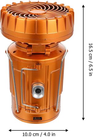 Сонячний світлодіодний багатофункціональний портативний ліхтар для кемпінгу PACKOVE з міцним корпусом, акумуляторний USB, для нічної риболовлі та використання на свіжому повітрі, випадковий колір