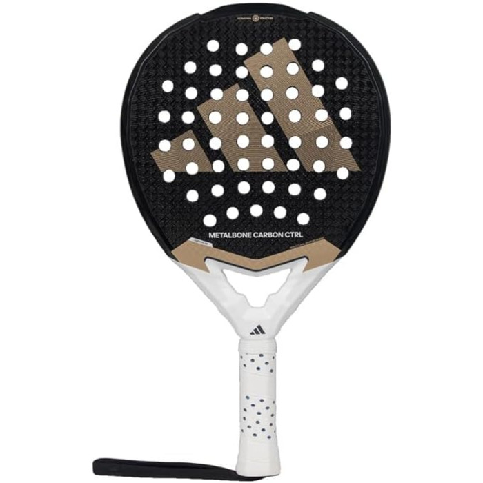 Падел-ракетка Adidas Metalbone Carbon Ctrl 3.4 2025 – чорно-золота, 368 г, контроль + потужність