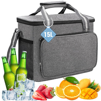 Сумка-холодильник Royouzi, термосумка 15 л, складна ізольована сумка, портативна сумка для пікніка, сумка для ланчу, сумка-холодил