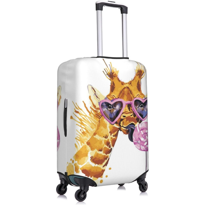 Чохол для валізи Giraffe, міцний захист для багажу розміром 45.7-81.3 см, XL, Чорний