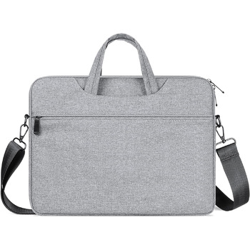 Сумка для ноутбука з плечовим ременем для ноутбуків розміром 39,6 - 40,6 см (15,6 - 16 дюймів), плюшева, м'яка