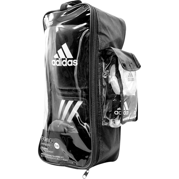 Боксерський набір Adidas - боксерські рукавички (12 унцій) бинти капа