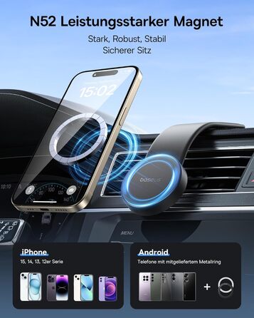 Тримач для мобільного телефону Автомобільний магніт для приладової панелі 2024 Сильне оновлення Універсальне кріплення для автомоб