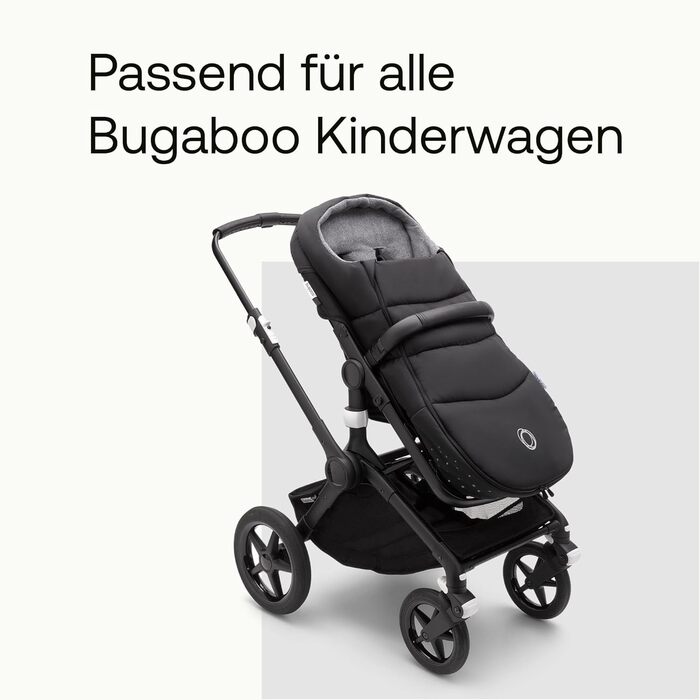 Всесезонна муфта для ніг Bugaboo, незамінний аксесуар для коляски на будь-який сезон, водонепроникний і дихаючий утеплювач для ніг