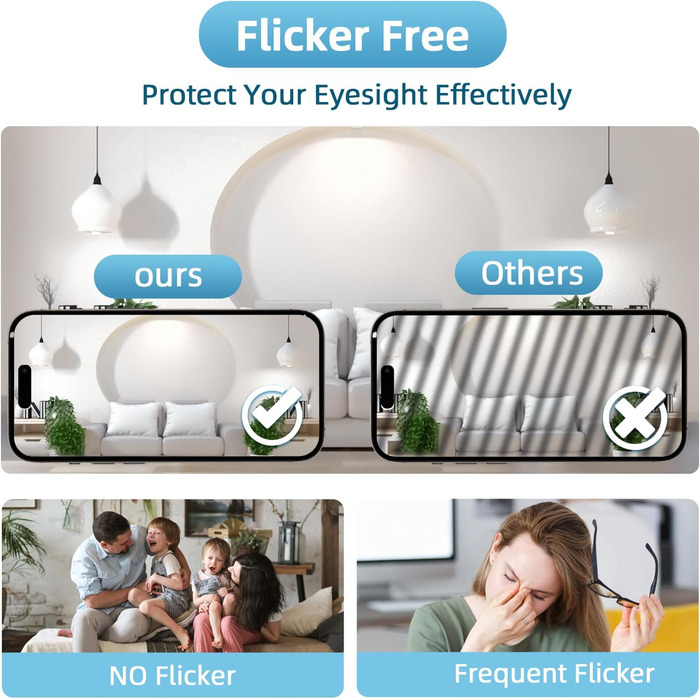 Високоефективна люмінесцентна лампа з низьким споживанням, підходить для кухні, їдальні, офісу, 5pcs G24d-3 2-Pin PLC Tube Lamps 26W, Cool White Light 6500K, 1600LM, 2U Double Rotating Tube