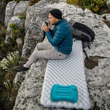 2 Pieces Made of Cooler Fabric Lightweight Travel Pillow for Outdoor, Hiking Pillow, Blue 43 x 28 cm, 2 Pieces Made of Cooler Fabric Lightweight Travel Pillow for Outdoor, Hiking Pillow, Blue 43 x 28 cm