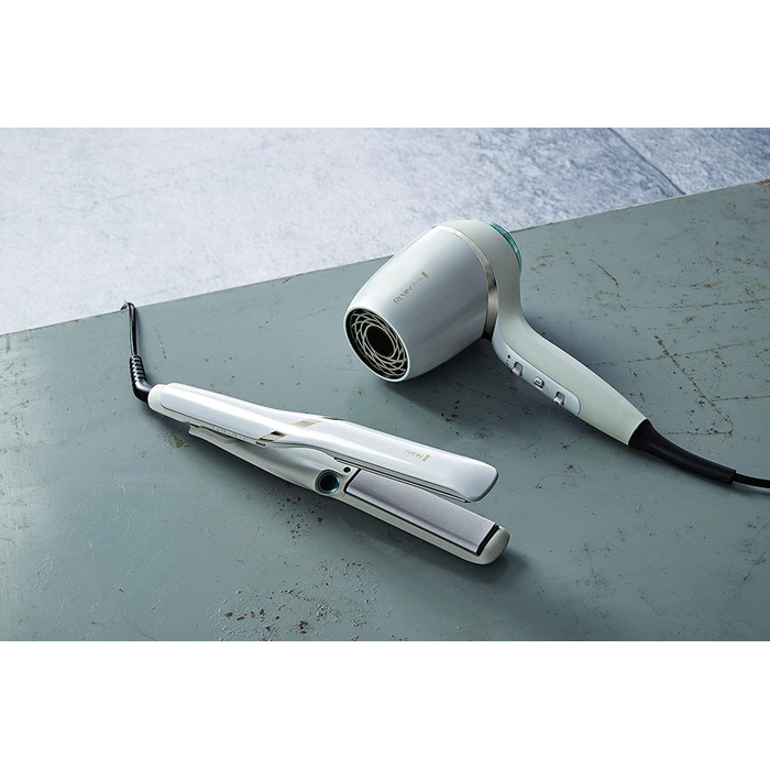 Фен Remington Ionen Hydraluxe Pro (2200 Вт, 160 км/год, 2 насадки для стайлінгу, сенсор Hydracare)