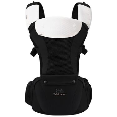 Переноска Bebear, Bebamour для дітей 0-36 місяців, рюкзак-переноска 3D air mesh для новонароджених і малюків, схвалена відповідно