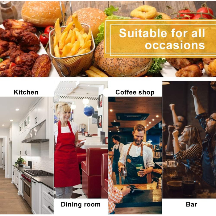 Кошик для смаження DECARETA 8 шт. Маленький кошик для подачі картоплі фрі Міні-кошик для картоплі фрі Кошик для картоплі фрі Кошик для фритюрниці з нержавіючої сталі Кошик для смаження для подачі картоплі фрі креветки кільця цибулі