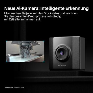 Принтер, 9K 7-дюймовий монохромний РК-дисплей, високошвидкісний друк 150 мм/год, розумна камера AI, передача WiFi, автоматичне вир