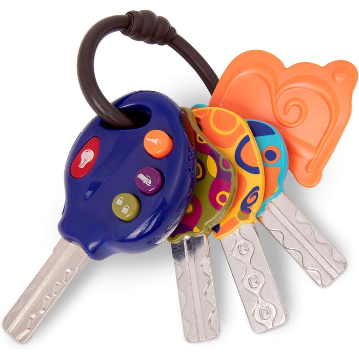 Іграшка-ключ від автомобіля з підсвічуванням і звуком Дитяча іграшка від 10 місяців