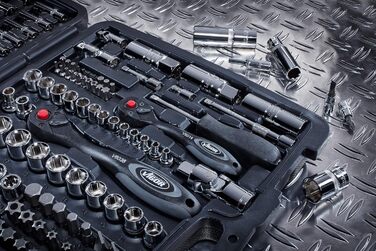 Набір інструментів ViGOR V2461, 172 предмети шестигранники, квадрати, внутрішні та зовнішні шестигранники, хрестоподібні, плоскі та Pozidriv