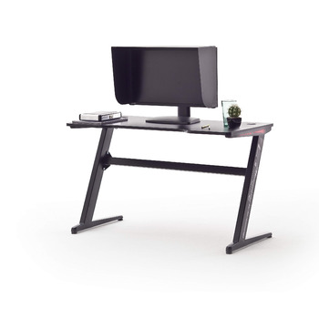 Ігровий стіл із RGB-світлодіодним підсвічуванням, МДФ під карбон, Basic 5