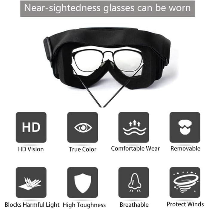 Тактичний шолом Mich зі знімною маскою для обличчя та окулярами для страйкболу, пейнтболу та полювання - ідеально підходить для активного відпочинку, чорні лінзи 2