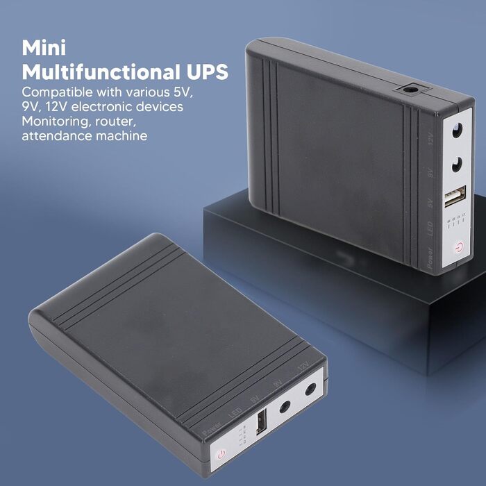 Резервне живлення від батареї Mini UPS, джерело безперебійного живлення 10400 мАг, резервне джерело живлення для мобільного акумулятора ДБЖ для маршрутизатора камери