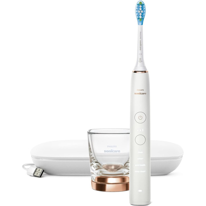 Електрична зубна щітка Philips Sonicare Diamond Clean 9000 Рожеве золото