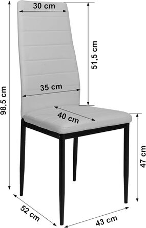 Обідній стілець, стілець для вітальні, офісний стілець, металеві ніжки (бежевий, комплект з 4 шт.) комплект з 4 предметів бежевий
