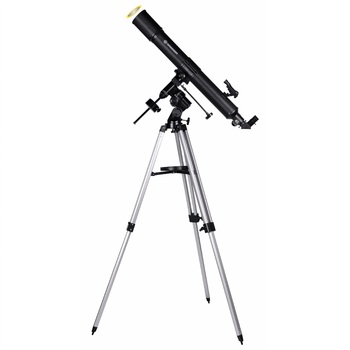 Телескоп Bresser Quasar 80/900 EQ Refractor Solar Carbon з сонячним фільтром і адаптером для смартфона (4780909)