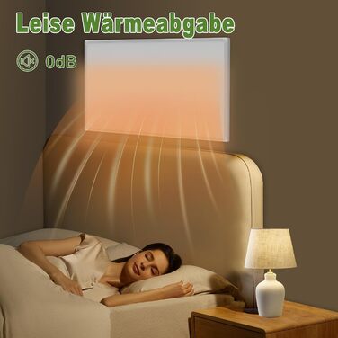 Інфрачервоний обігрівач 180 Вт, настінний інфрачервоний обігрівач до 120 градусів Цельсія для 1-3 м - електричний обігрівач із захистом від перегріву - сертифікований TV - 10-річна гарантія 180 Вт