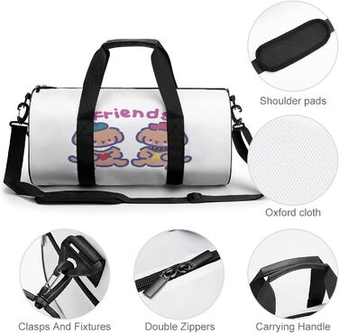 Дорожня сумка-мішок Дружній песик, спортивна сумка для чоловіків та жінок, сумка для подорожей та спорту