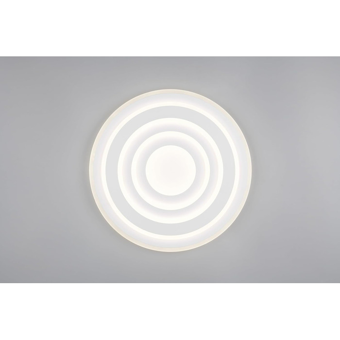 Стельовий LED-світильник Trio Leuchten Costa 633510131, білий матовий метал, акрил, 50 Вт, з пультом ДК, регулюванням кольору та яскравості світла, димером та нічним підсвічуванням